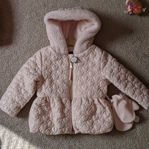 Rothschild sparkle heart quilted jacket